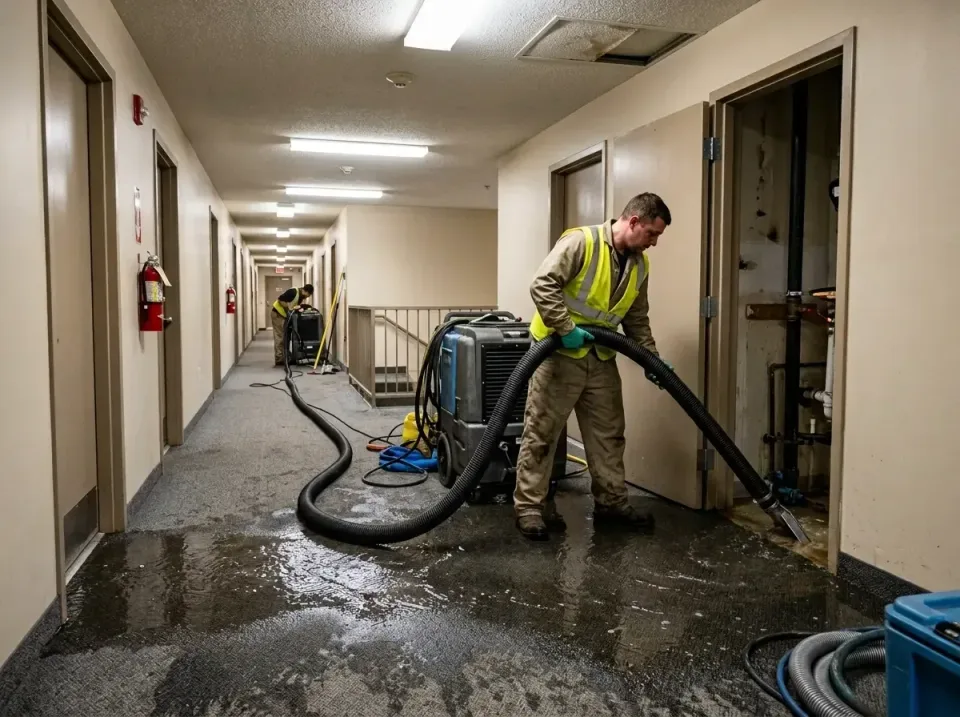 multi-unit-apartment-hallway-f-005 — frequently asked questions, Emergency Burst Pipe Water Extraction & Removal in Fairlawn…